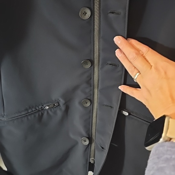 Qor Performance Suiting Softshell Blazer Jacket Coat Men's Size S Black Stretch - Picture 9 of 16